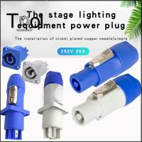 อุปกรณ์การประชุมเชิงปฏิบัติการ250V 20A คอนเนคเตอร์ Powercon 3ขา NAC3FCA NAC3FCB ปลั๊กตัวผู้ AC ช่องเสียบปลั๊กตัวผู้ขา3ขาขั้วต่อปลั๊กไฟออดิโอหน้าจอ LED ไฟเวที