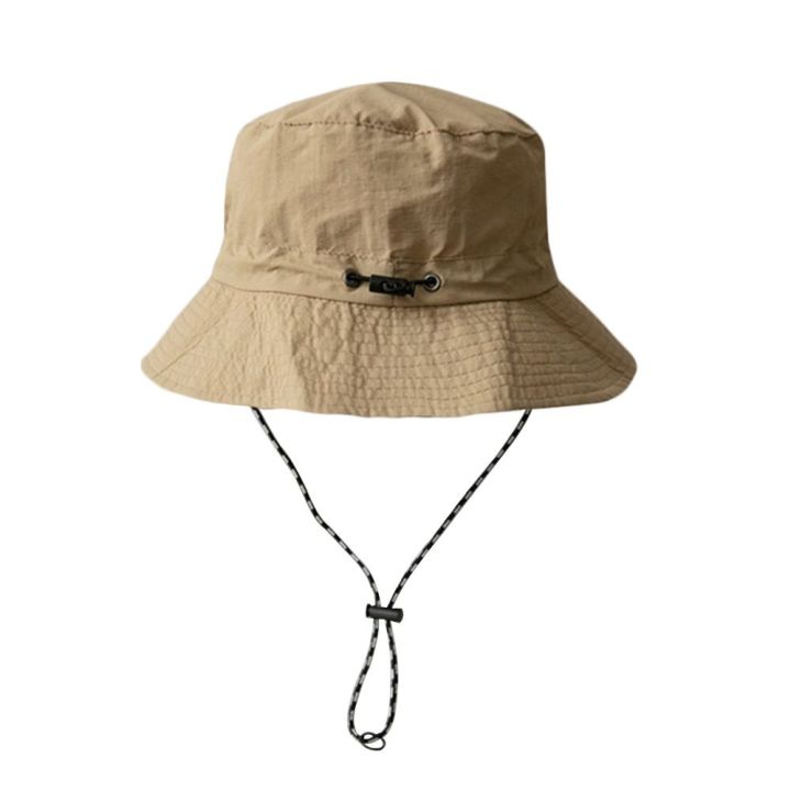 เดินป่าตั้งแคมป์-getinstore14e2ป้องกันแสงแดดในฤดูร้อนกันน้ำแห้งเร็วหมวกบังแดด-topi-bucket-หมวกปานามาหมวกแก๊ปใส่ตกปลา