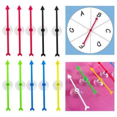 4 Inch Game Spinner Plastic Arrow Spinners Suction Cup Board Arrow Toys For Party School Home Usingboard Spinner