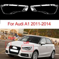 ไฟหน้ารถกระจกปกสำหรับ Audi A1 2011 2012 2013 2014โคมไฟใสด้านซ้าย/ขวาของรถยนต์เลนส์โคมไฟใส