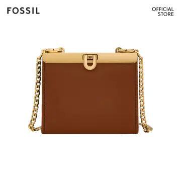 Leather satchel Fossil Brown in Leather - 39768572
