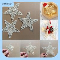 SARAHBOWSH 1 PC DIY ของตกแต่งบ้าน อุปกรณ์จัดงานแต่งงาน พวงหรีดทอ ดาวหวายขาว เถาวัลย์ชาวอินโดนีเซีย ตกแต่งคริสต์มาส