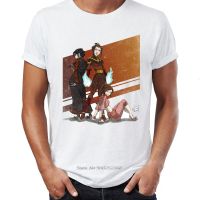 MenS T Shirt The Last Airbender Aang Uncle Iroh Team Up Mashup Funny Artsy Awesome Artwork Print Tshirt Anime Tees 【Size S-4XL-5XL-6XL】