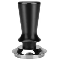 Calibrated Espresso Tamper Coffee Tamper with Spring Loaded Tamper Tool Powder Press with Flat Stainless Steel Base