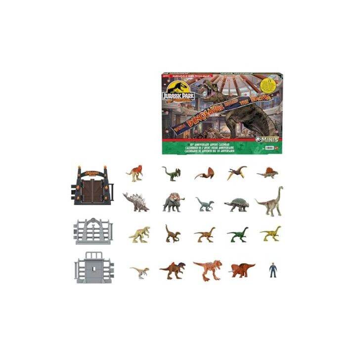 MATTEL JURASSIC WORLD Jurassic Park 30th Anniversary Advent Calendar