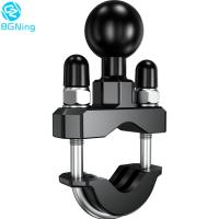 ✱ Motorcycle U-shaped Base Fixed 25mm Ball Head for 16-32mm Tube Mobile Phone Bracket Bike Bicycle Riding Clip Handlebar U-lock