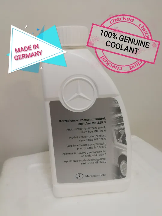 MERCEDES BENZ GENUINE ANTIFREEZE / COOLANT (1L). Lazada