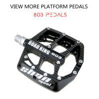 Mountain Bike Sealed Pedals Anodizing CNC Aluminium Body For MTB Road Bicycle 3 Bearing Non-Slip Flat Foot Pedal Part