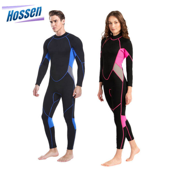 Full Body Wetsuit 3mm Cold Water Keeping Warm Neoprene Diving Suit Men