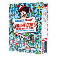 Where is Willie boxed where s Wally? The magnificent Mini Book Box Original English picture book find a mini book to cultivate childrens concentration, observation and paperback English Enlightenment