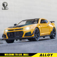 LEO 1:24 Bumblebee Camaro รถรุ่นอัลลอย,4 ประตูเปิด,เสียงและแสงผลกระทบ,ยานพาหนะหล่อ,หม้อแปลง,เชฟโรเลต,ของเล่นสำหรับเด็กรถสำหรับเด็กของเล่นเด็กของเล่นสำหรับเด็กผู้ชาย