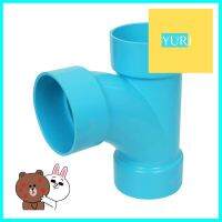 ข้อต่อสี่ทางทีวายบาง SCG 100(4 นิ้ว) สีฟ้าCROSS-WYE PIPE FITTING NON-PRESSURE SCG 100(4IN) BLUE **ขายดีที่สุด**