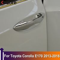 For Toyota Corolla E170 2013-2015 2016 2017 2018 Chrome Side Door Handle Cover Trim Exterior Protector Styling Car Essories