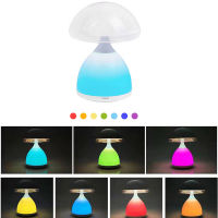 LED Night Light Touch Sensor 7 Colors Night Lamp Adjustable warm light Kid Bedside Baby Bedroom Desktop Decor Light Rechargeable