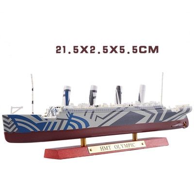 1-1250-rms-titanic-lusitania-mauretania-normantie-britannio-france-หุ่นจำลองเรือเดินสมุทร-atlas-diecast-เรือของเล่น-collectiabl