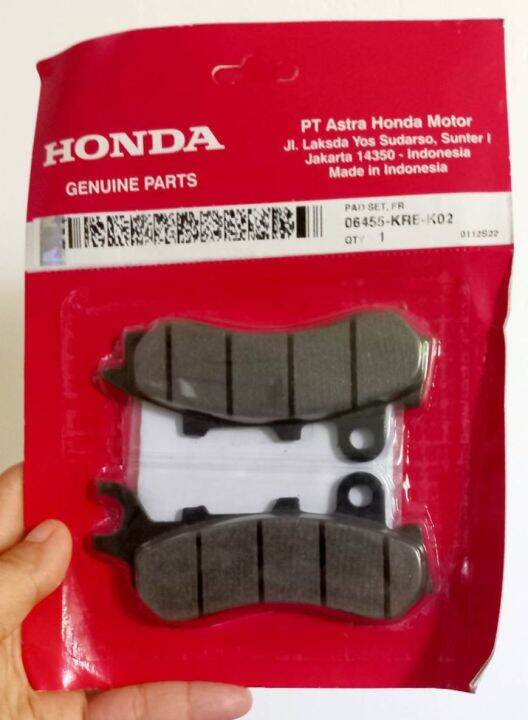 HONDA Genuine Parts Front Brake Pads PCX 160 (CBS) Lazada PH