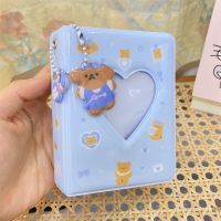 【LZ】jthre Cartoon Photocard Holder 3Inch Photo Album 40Pockets Love Heart Hollow Collect Book Korea Kpop Idols Cards Pictures Storage Case