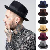 Men Women Fedora Hats Trilby Sunhats Panama Caps Classial Retro Jazz Outdoor Travel Party Street Style Winter Warm Size L 7 1/4