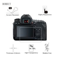 【☄New Arrival☄】 fengfulei 2แพ็คสำหรับ Canon Eos 6d Mark Ii 6d Mk2 0.3มม. 2.5d 9ชั่วโมงกระจกนิรภัยใสปกป้องหน้าจอดิจิตอลกล้องจอแอลซีดีป้องกันการแผ่นฟิล์มกันรอย