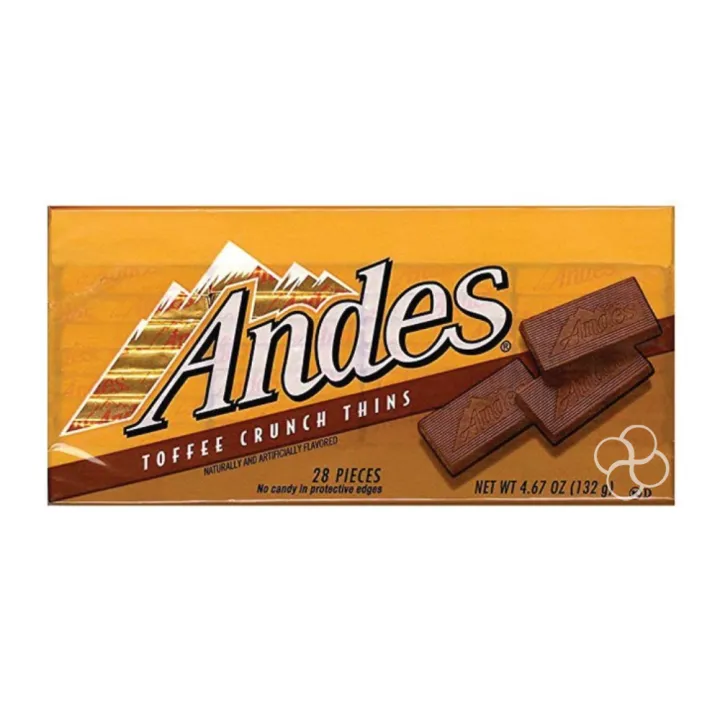Andes Toffee Crunch Thins Chocolate 132g Lazada PH