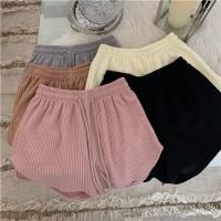 Women Summer Shorts High Elastic Lace Up Drawstring Wide Leg Sweat Short Fitness Running Shorts Loose Casual Large Sports Pants