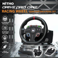 NITHO Drive Pro One Racing ชุดคันเกียร์สำหรับรถแข่งใช้ได้กับ Pc/ PS4/XB1/XBX,สีดำ