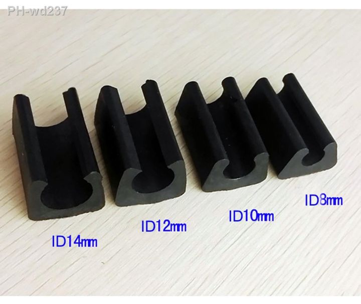 5pcs-plastic-chair-feet-pads-black-white-non-slip-u-type-pipe-clamps-protection-gasket-covers-caps-for-chair-furniture