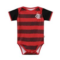 shot goods High Quality 2022-23 Flamengo Home Baby Romper Jersey Football Jersey Boys Girls Soccer Clothing Newborn Bodysuits