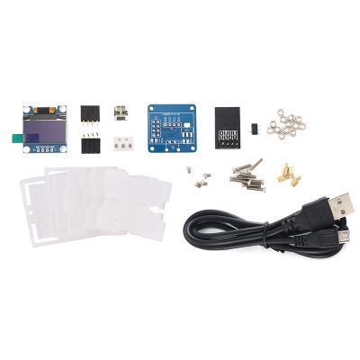 ESP8266 DIY Electronic Kit Mini Clock OLED Display Connect with Shell DIY Soldering Project,Electronic Kit