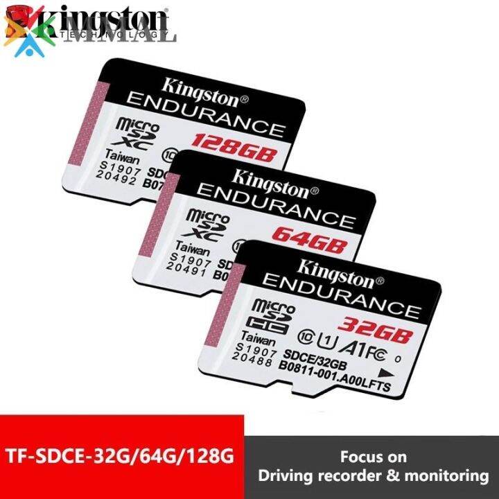 Kingston High Endurance MicroSD Card Class10 64GB 32GB 128GB Memorias