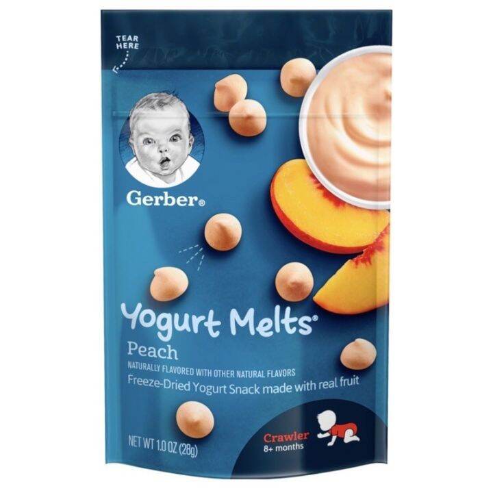 Gerber Yogurt Melts 8 months Peach Lazada PH