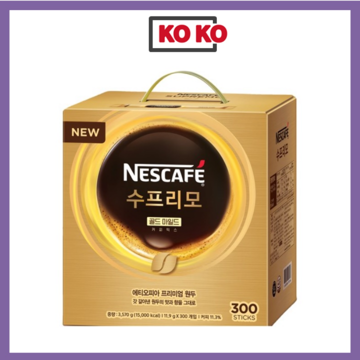 [Nescafe] Supremeo Coffee Mix Gold Mild 11.7g X 30/50 Sticks / Korean