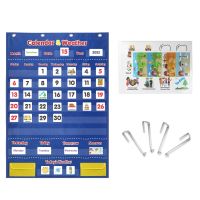 Classroom Monthly Calendars Pocket Chart Monthly Calendars And Weather Pocket Chart With 142 Cards Early Learning Teachers Flash Cards Flash Cards