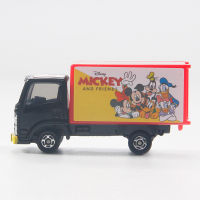 njhgjTOMY ของเล่นโมเดลรถโลหะผสม Domeca จำลอง 48 หมายเลขห้าสิบ Ling Mickey Friends Transport Truck 188018nalkhglka