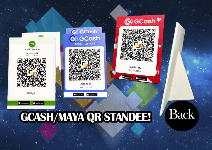 GCASH/MAYA QR CODE STANDEE | Lazada PH