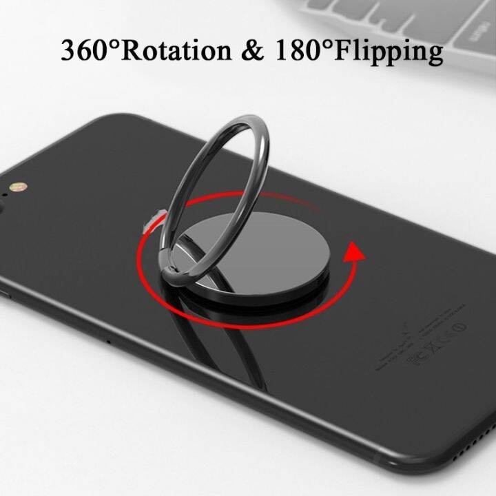 portable-ultra-thin-metal-finger-ring-mobile-phone-holder-universal-360-rotation-cell-phone-magnetic-car-bracket-desk-tablet-cell-phone-stand-automobile-socket-support-accessories