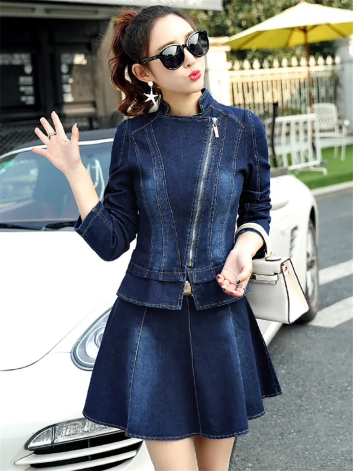 Aggregate 113+ denim jacket and skirt set latest jtcvietnam.edu.vn