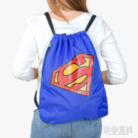 DOSH BAGS SUPERMAN กระเป๋าเชือกรูด  สีน้ำเงิน ผู้ชาย-ผู้หญิง PWSMAB5007-BU