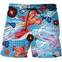 Beach Pants Mens Abstract animal Loose Couple Shorts Seaside Can Launched Hot Trunks