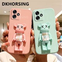 DKHORSING 2023ใหม่ปลอกอ่อนหมีน่ารักสำหรับ Realme ผิว C53รู้สึกถึง REALMEC53เคสโทรศัพท์ซิลิโคนกันกระแทกพร้อมที่วางที่ตั้งการ์ตูน