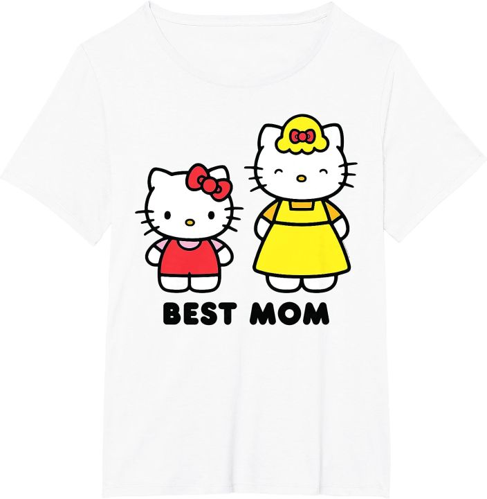 2023-hello-kitty-แม่ที่ดีที่สุด-เสื้อยืดวันแม่-เสื้อยืดผู้หญิง