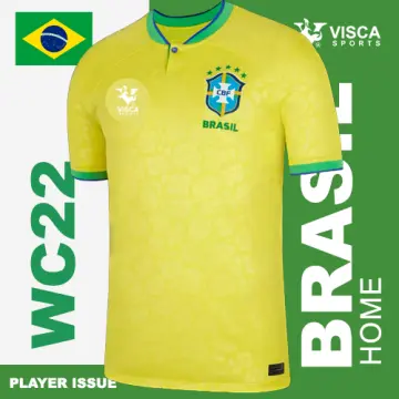 Nike Brazil Gabriel Jesus Home Jersey 22/23 w/ World Cup 2022