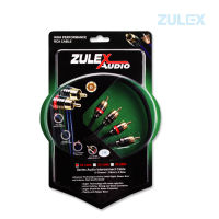 Zulex สายสัญญาน RCA Audio  รุ่น ZX-228A1M ยาว 1 เมตร หัวต่อดีไซด์สั้นแข็งแรง ชนิด 6 กลีบ(ใบพัด) RCA เข้า2ออก2 RCA Audio