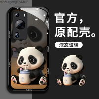 เคสป้องกันเหมาะสำหรับ Huawei P60เคสโทรศัพท์ P60prop60art P50แพนด้ากระจก P40เฉพาะกลุ่ม Pro MarshMageegDyMvP