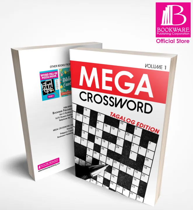 MEGA CROSSWORD TAGALOG EDITION (VOL 1) - OVER 50 PUZZLES - SUITABLE FOR ...