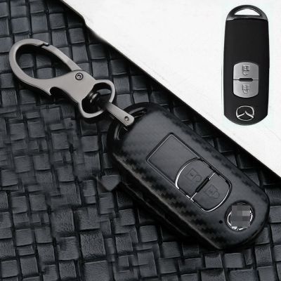 เคสสำหรับ Mazda Key สำหรับ2 3 6 Axela Atenza CX-5 CX5 CX-9 CX-7อัจฉริยะ2/3คีย์ที่ใส่กุญแจ Mazda Keyless