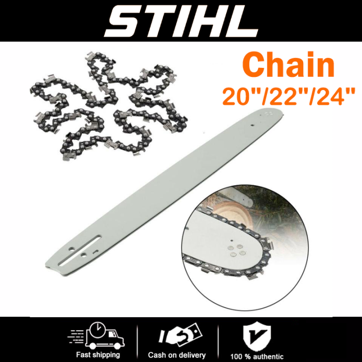 20/22/24 inch Universal Chainsaw Saw Chain Guide Bar Chainsaw Chains ...