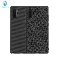 For Samsung Galaxy Note 10 10+ Plus Pro 5G Case NILLKIN Synthetic Fiber Carbon PP Plastic Back Cover For Samsung Note10 Plus