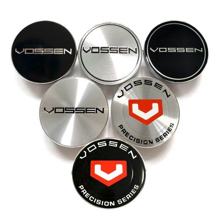 CarDIY 4pc 51mm VOSSEN Wheel Center Cap Small Size Chrome Modified ...