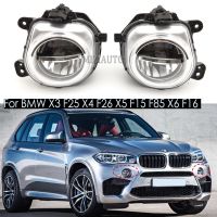 ไฟ LED รถตัดหมอก X3ไฟสำหรับ BMW X4 F26 X5 F15 X6 F85 F16 2014-2016ด้านหน้าไฟตัดหมอก DRL อุปกรณ์ประกอบไฟหน้า